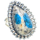 K2 Blue Azurite Rings handcrafted by Ana Silver Co - RING71762