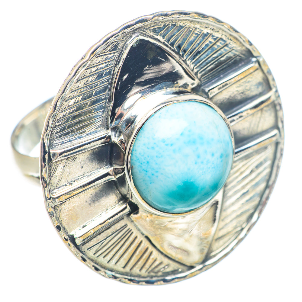 Larimar Rings handcrafted by Ana Silver Co - RING71763