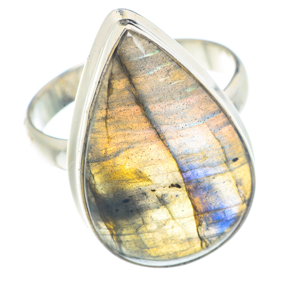 Labradorite Rings handcrafted by Ana Silver Co - RING71764