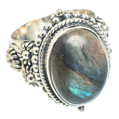 Labradorite Rings handcrafted by Ana Silver Co - RING71766
