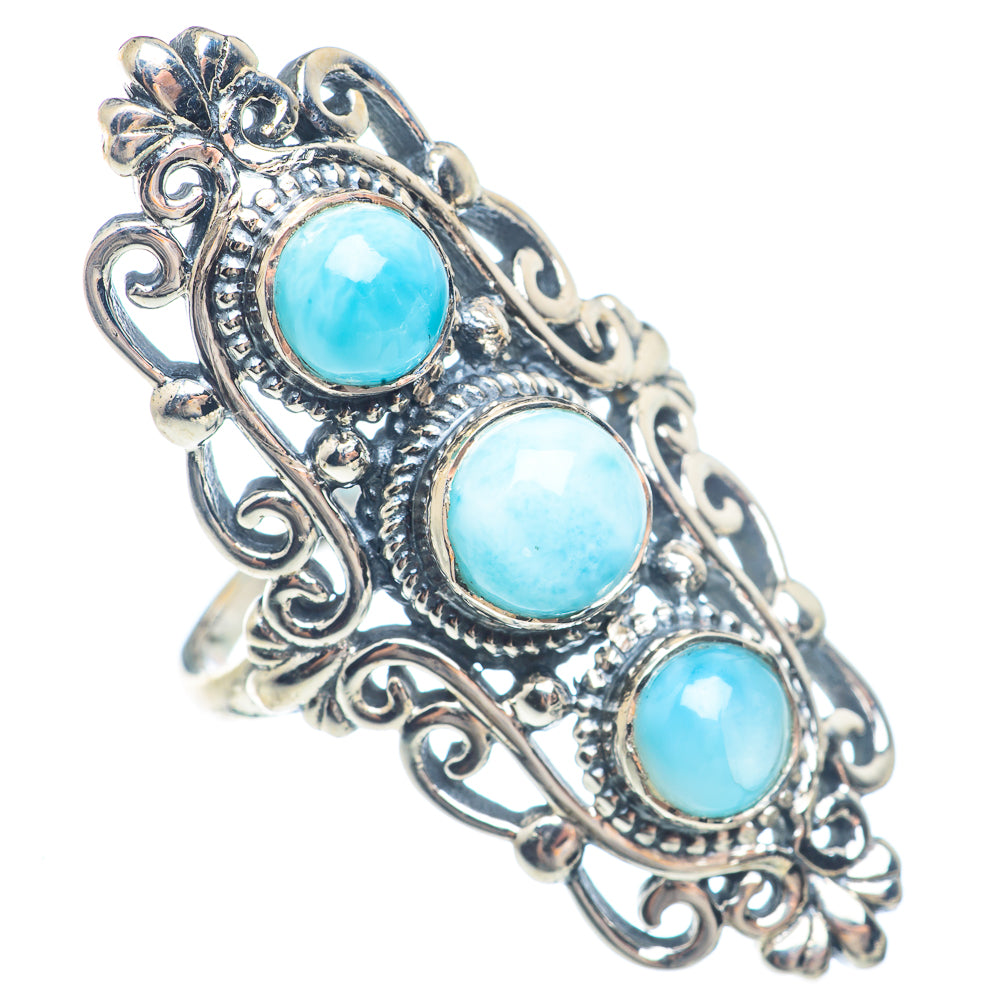 Larimar Rings handcrafted by Ana Silver Co - RING71769