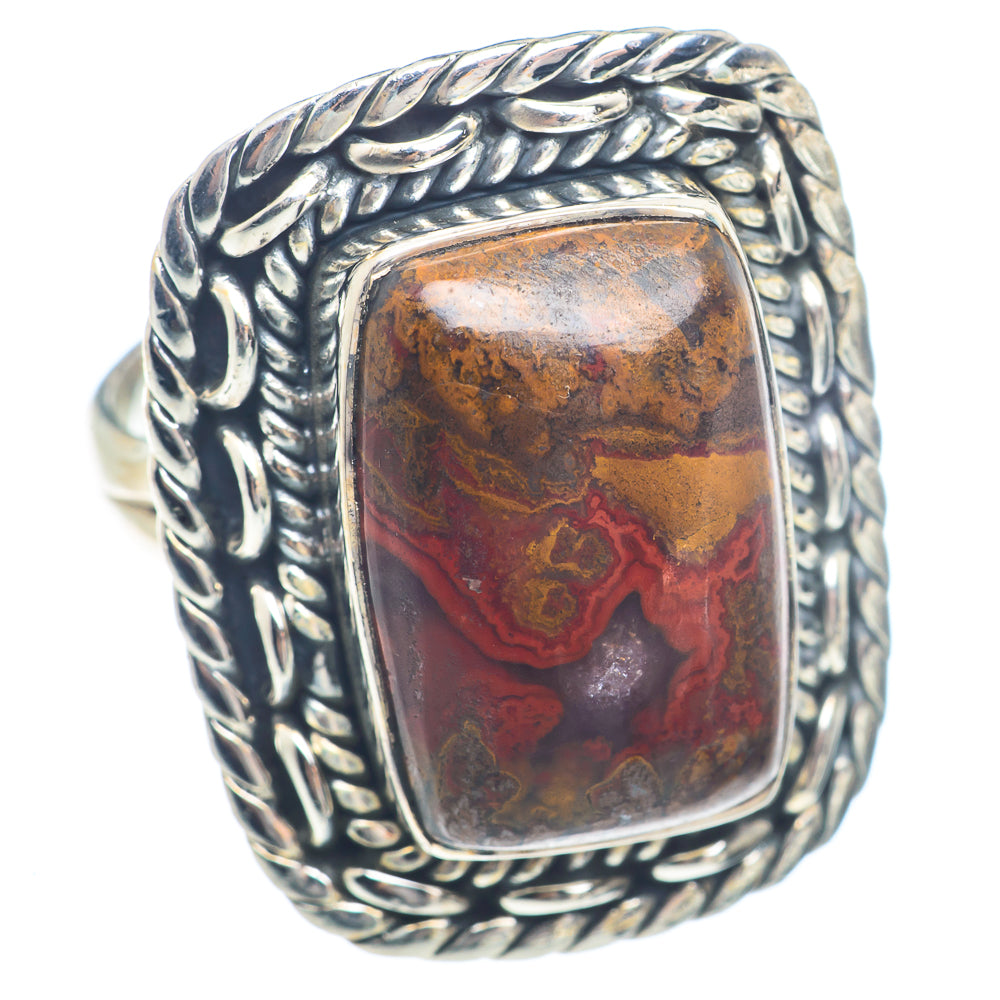 Moroccan Agate Rings handcrafted by Ana Silver Co - RING71778