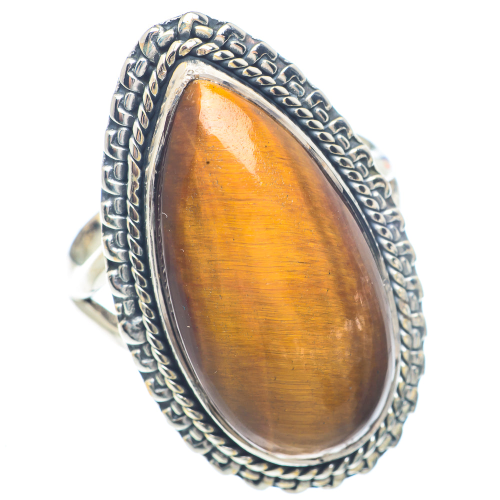 Tiger Eye Rings handcrafted by Ana Silver Co - RING71782