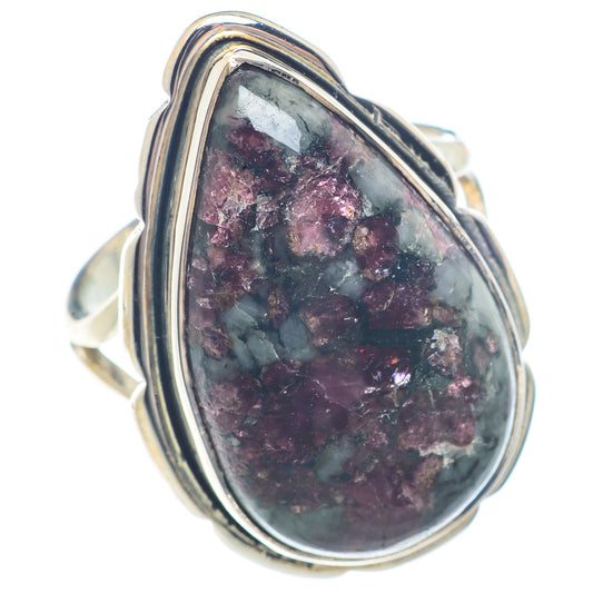 Russian Eudialyte Rings handcrafted by Ana Silver Co - RING71789