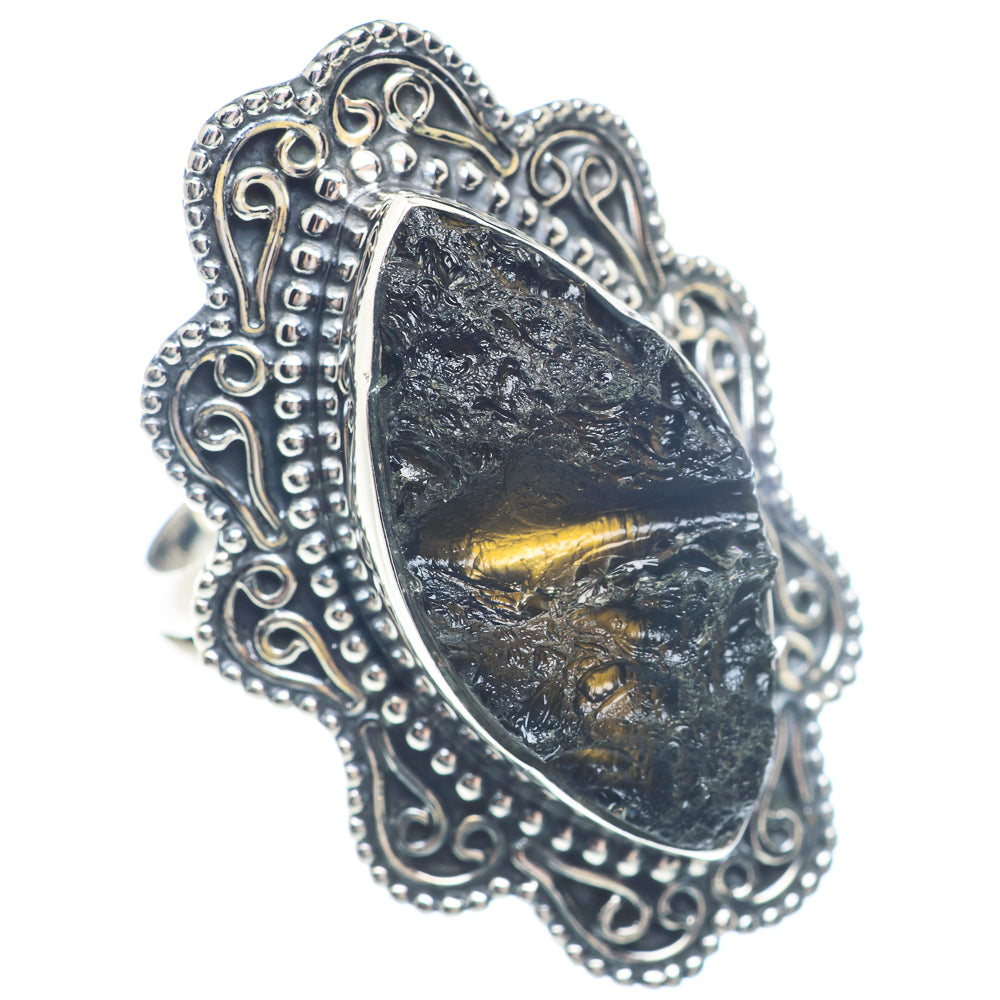 Tektite Rings handcrafted by Ana Silver Co - RING71795