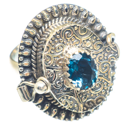 London Blue Topaz Rings handcrafted by Ana Silver Co - RING71808