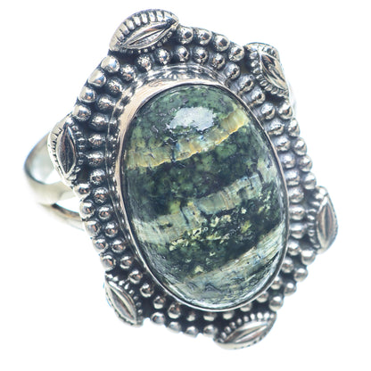 Lizard Jasper Rings handcrafted by Ana Silver Co - RING71818