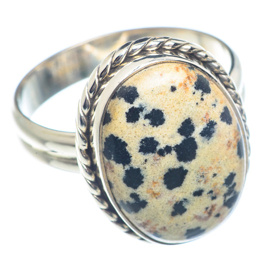 Dalmatian Jasper Rings handcrafted by Ana Silver Co - RING71825