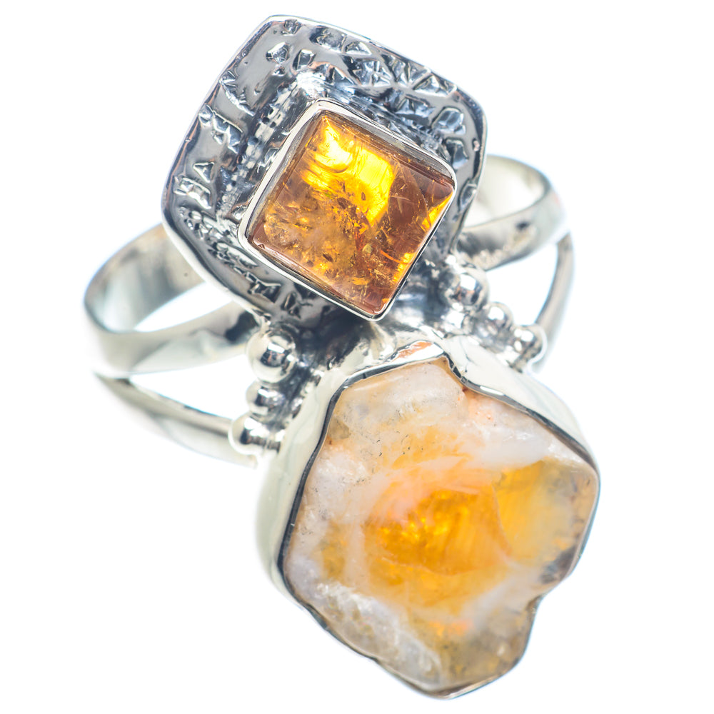 Citrine Rings handcrafted by Ana Silver Co - RING71826