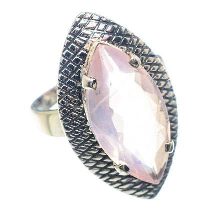 Rose Quartz Rings handcrafted by Ana Silver Co - RING71832