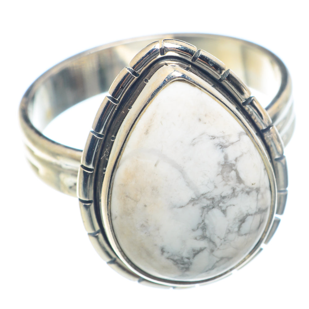 Howlite Rings handcrafted by Ana Silver Co - RING71843