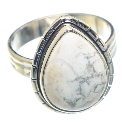 Howlite Rings handcrafted by Ana Silver Co - RING71843