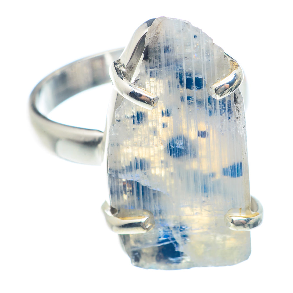 Rainbow Moonstone Rings handcrafted by Ana Silver Co - RING71846