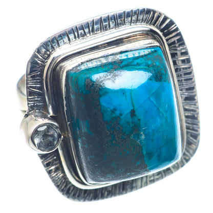 Chrysocolla Rings handcrafted by Ana Silver Co - RING71854 - Photo 2