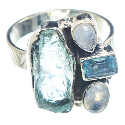 Aquamarine Rings handcrafted by Ana Silver Co - RING71859