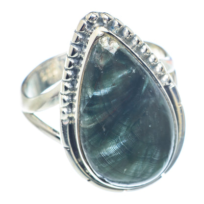 Seraphinite Rings handcrafted by Ana Silver Co - RING71861