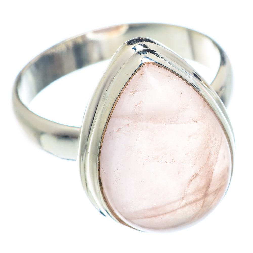 Rose Quartz Rings handcrafted by Ana Silver Co - RING71870