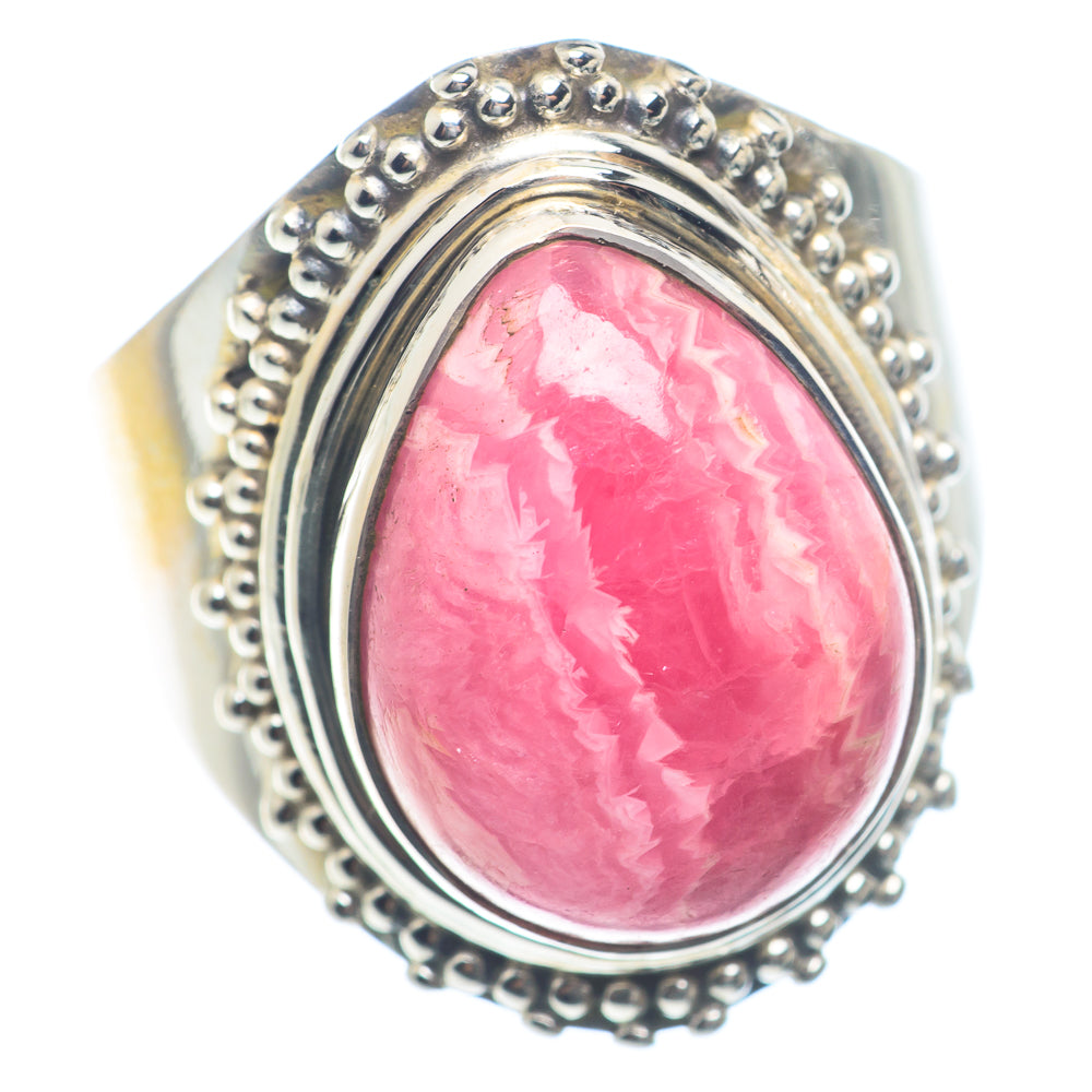 Rhodochrosite Rings handcrafted by Ana Silver Co - RING71874