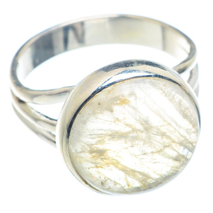 Rainbow Moonstone Rings handcrafted by Ana Silver Co - RING71884