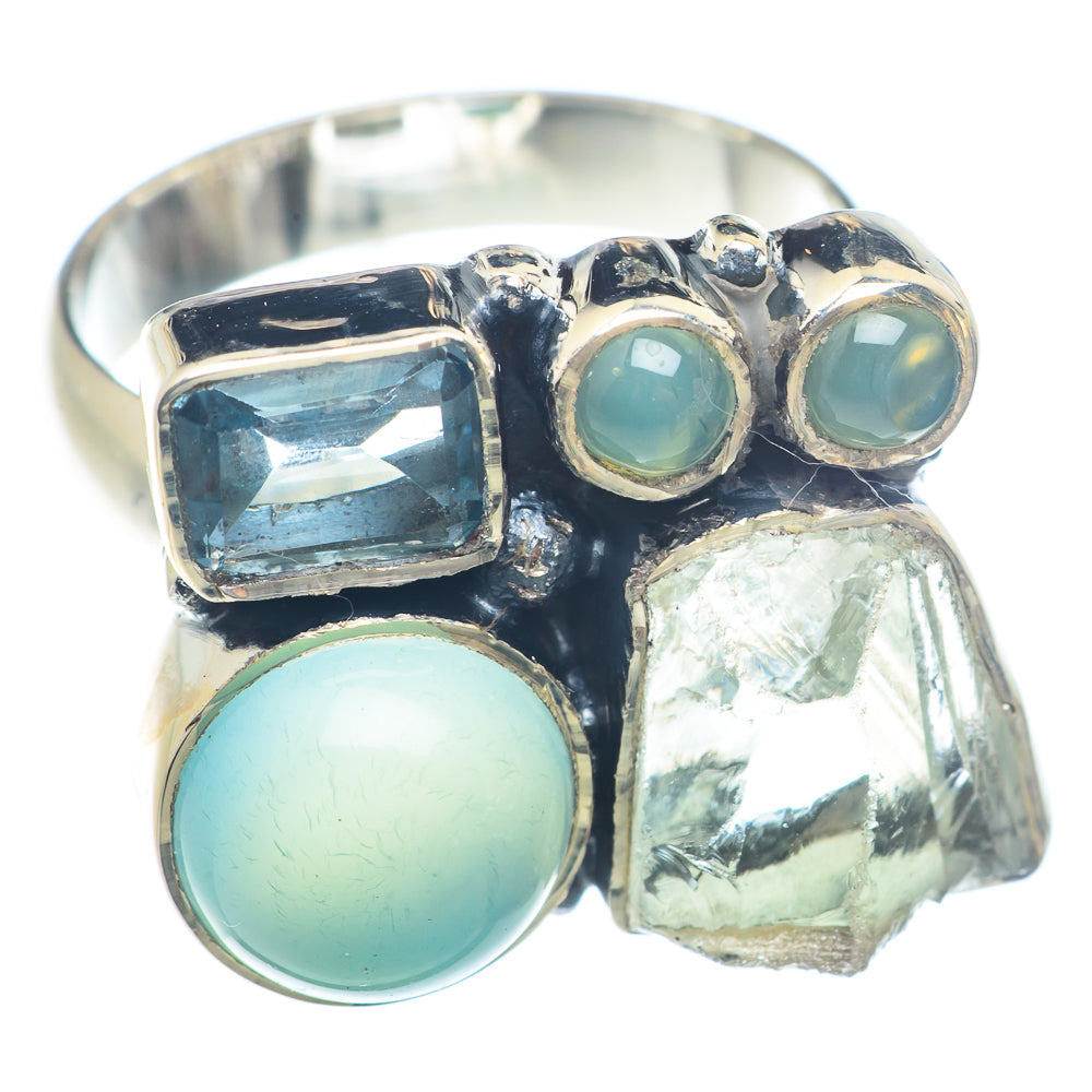 Aquamarine Rings handcrafted by Ana Silver Co - RING71893