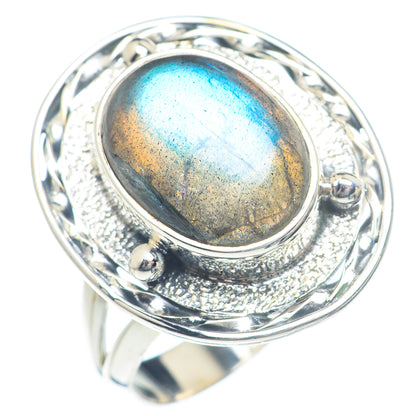 Labradorite Rings handcrafted by Ana Silver Co - RING71895