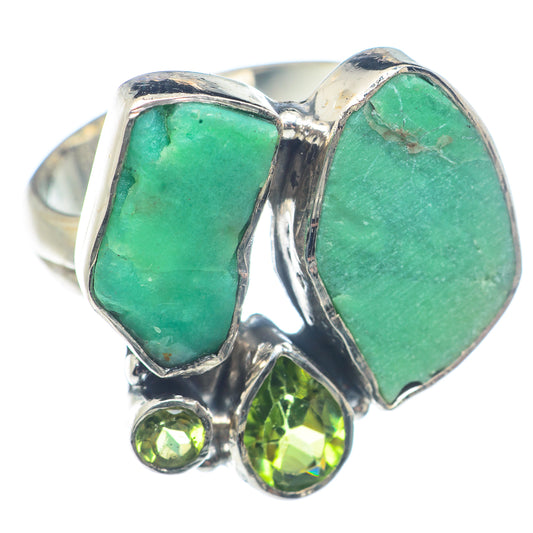 Chrysoprase Rings handcrafted by Ana Silver Co - RING71900