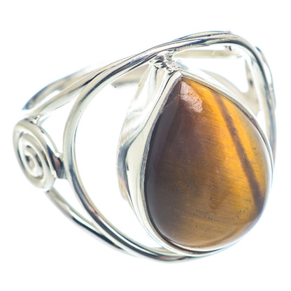Tiger Eye Rings handcrafted by Ana Silver Co - RING71905