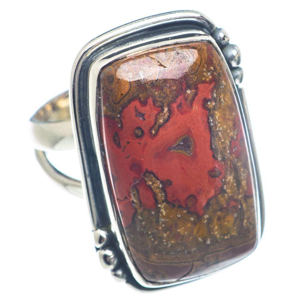 Mahogany Obsidian Rings handcrafted by Ana Silver Co - RING71906