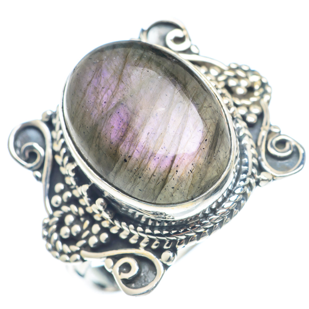 Labradorite Rings handcrafted by Ana Silver Co - RING71917