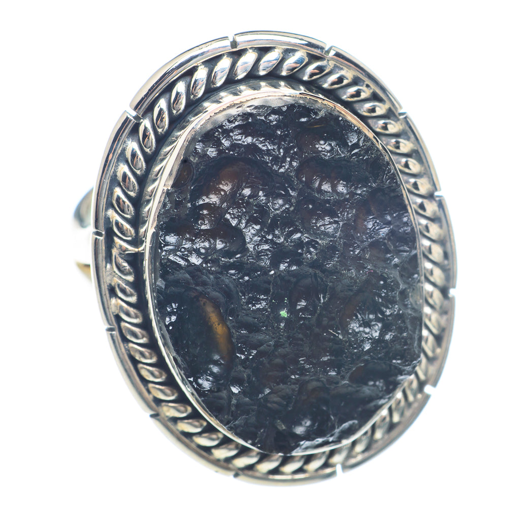 Tektite Rings handcrafted by Ana Silver Co - RING71919