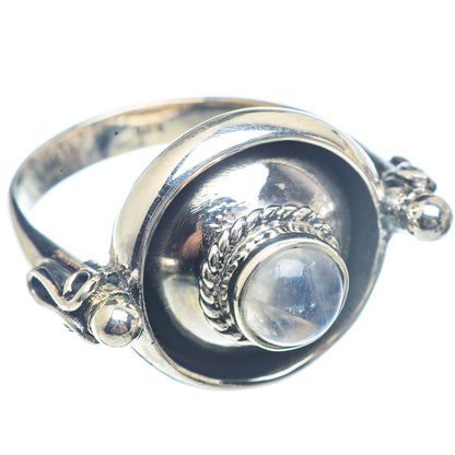 Rainbow Moonstone Rings handcrafted by Ana Silver Co - RING71921