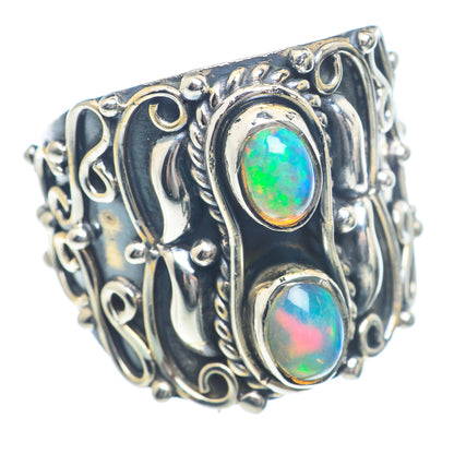 Ethiopian Opal Rings handcrafted by Ana Silver Co - RING71923