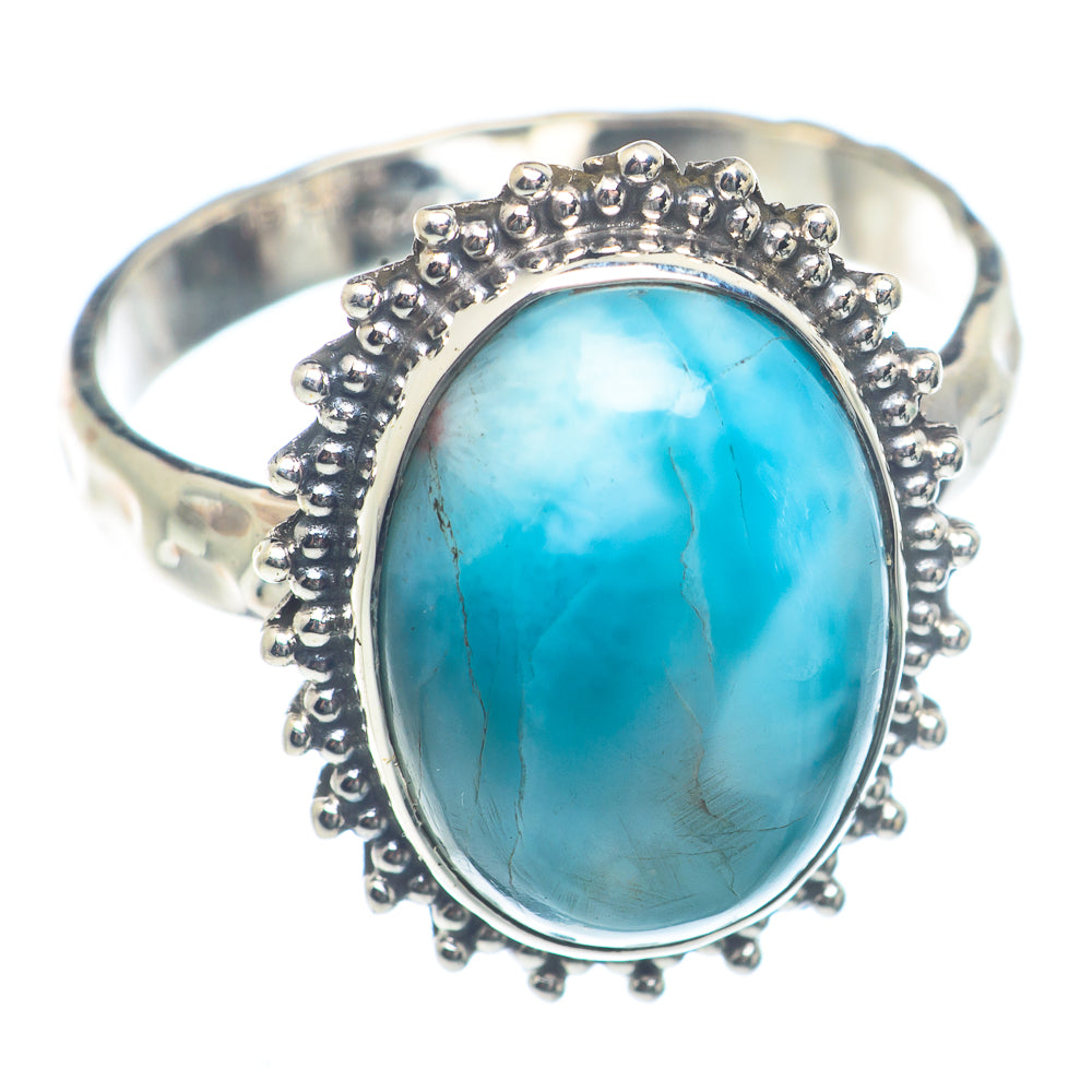 Larimar Rings handcrafted by Ana Silver Co - RING71925