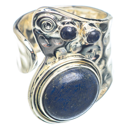 Lapis Lazuli Rings handcrafted by Ana Silver Co - RING71926