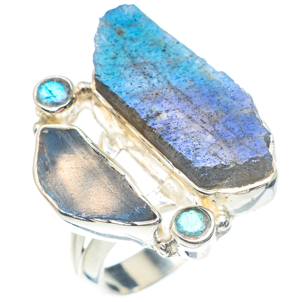 Labradorite Rings handcrafted by Ana Silver Co - RING71929