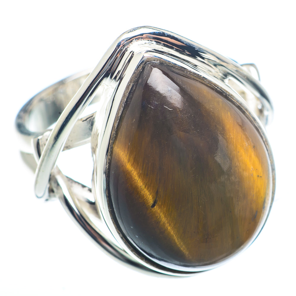 Tiger Eye Rings handcrafted by Ana Silver Co - RING71935