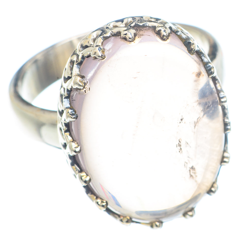 Rose Quartz Rings handcrafted by Ana Silver Co - RING71946