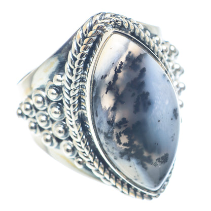 Dendritic Opal Rings handcrafted by Ana Silver Co - RING71954