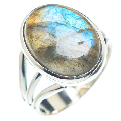 Labradorite Rings handcrafted by Ana Silver Co - RING71961