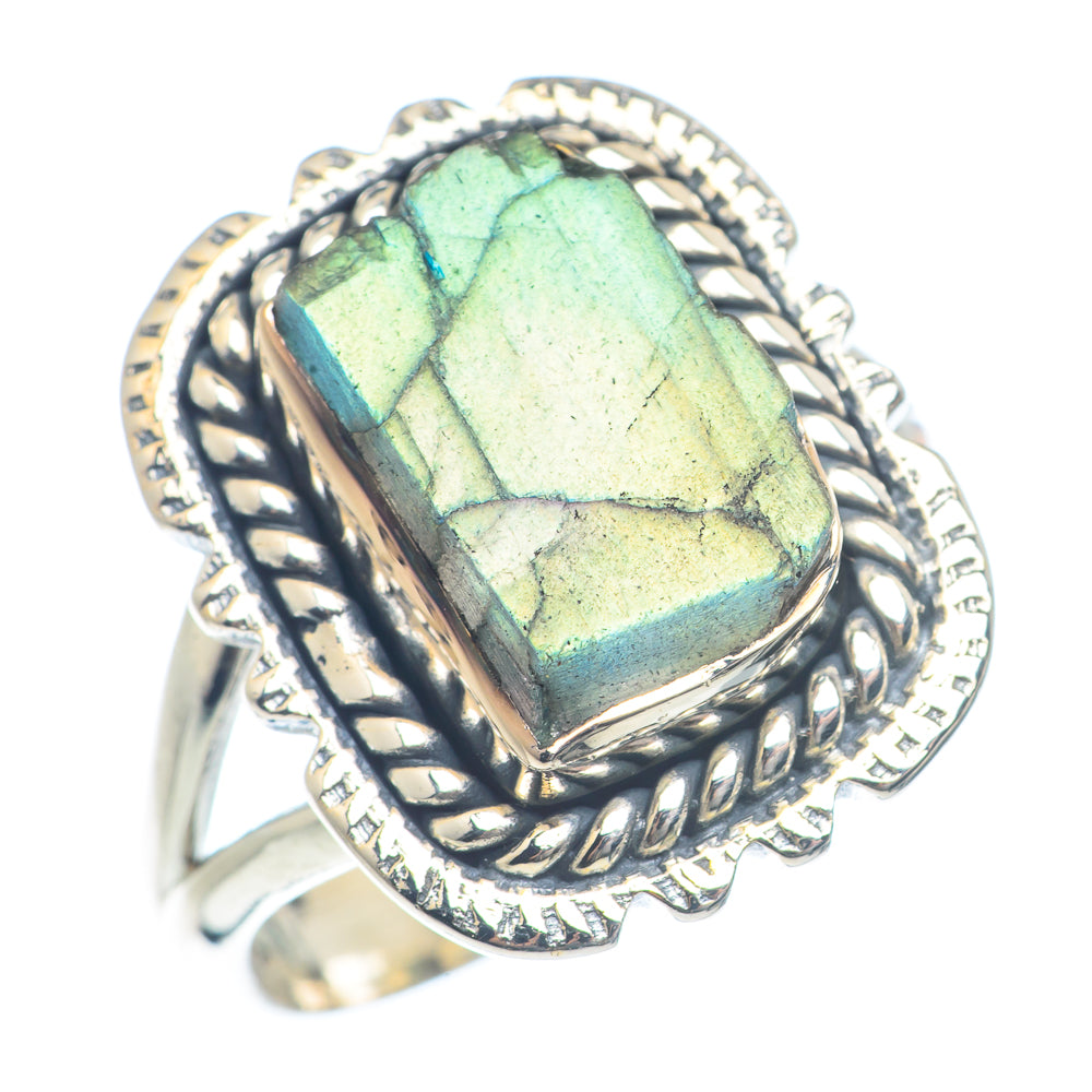 Labradorite Rings handcrafted by Ana Silver Co - RING71967