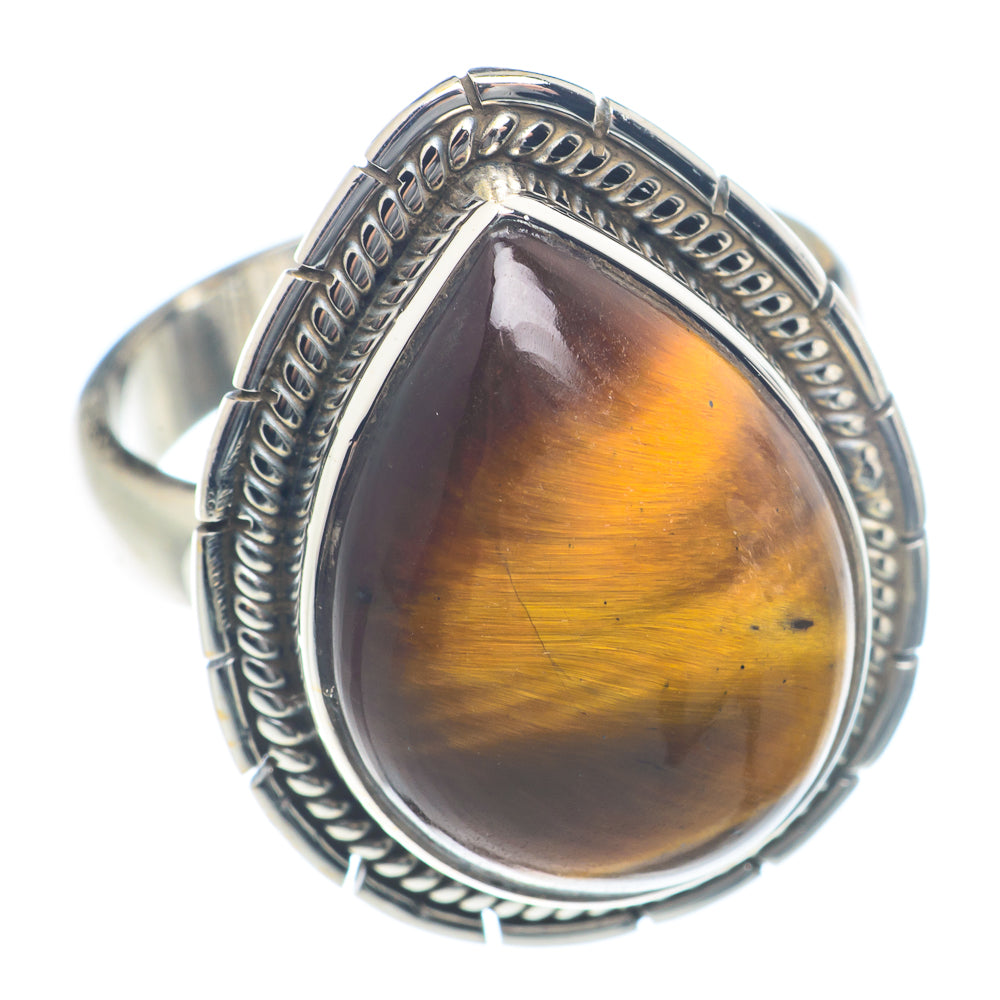 Tiger Eye Rings handcrafted by Ana Silver Co - RING71970