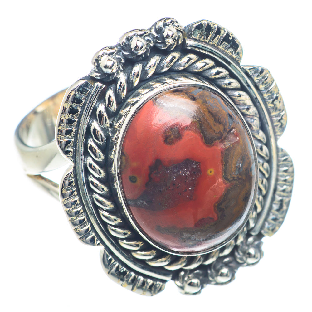 Mahogany Obsidian Rings handcrafted by Ana Silver Co - RING71972