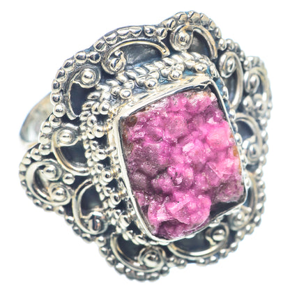 Cobalto Calcite Druzy Rings handcrafted by Ana Silver Co - RING71978