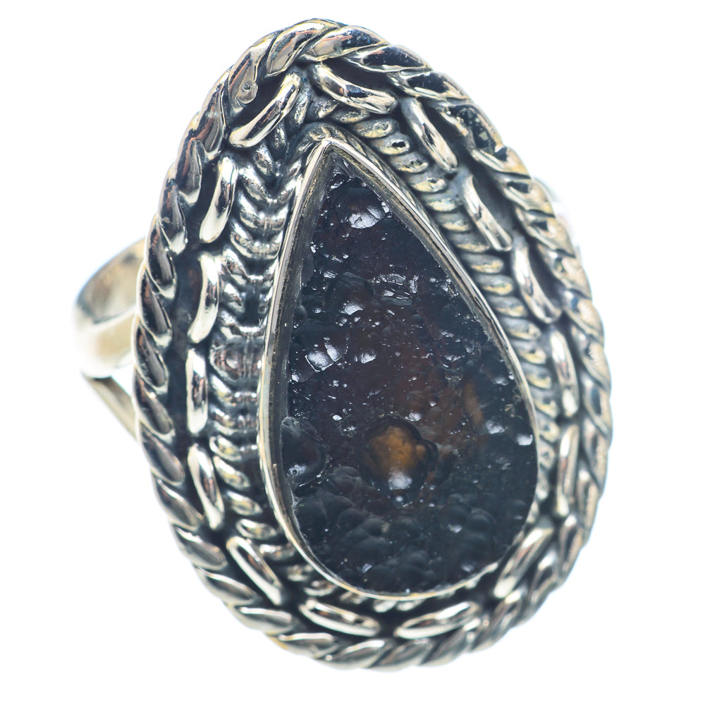 Tektite Rings handcrafted by Ana Silver Co - RING71986