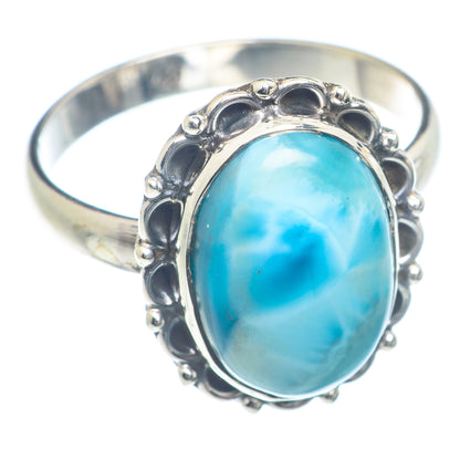 Larimar Rings handcrafted by Ana Silver Co - RING71996
