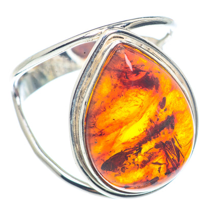Baltic Amber Rings handcrafted by Ana Silver Co - RING72010