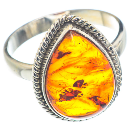 Baltic Amber Rings handcrafted by Ana Silver Co - RING72011