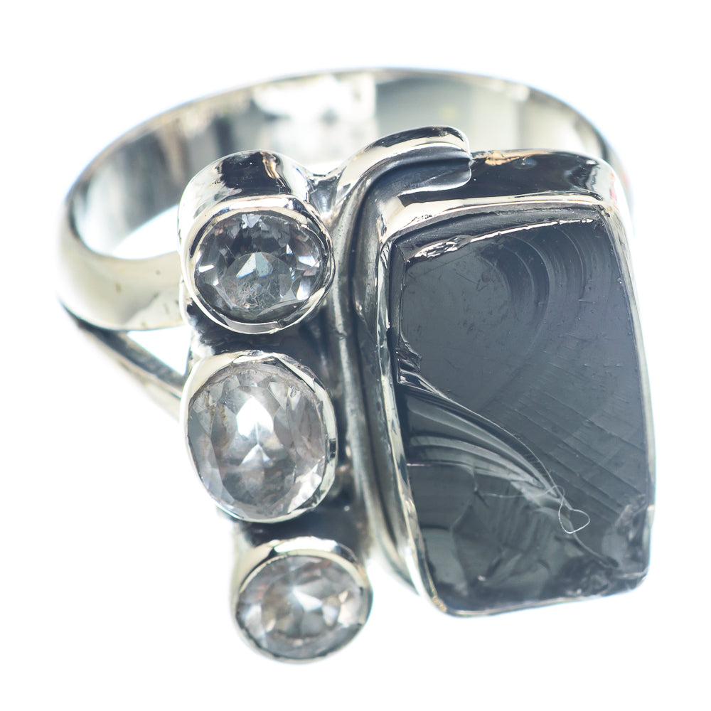 Shungite Rings handcrafted by Ana Silver Co - RING72023