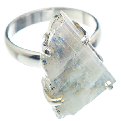 Rainbow Moonstone Rings handcrafted by Ana Silver Co - RING72028