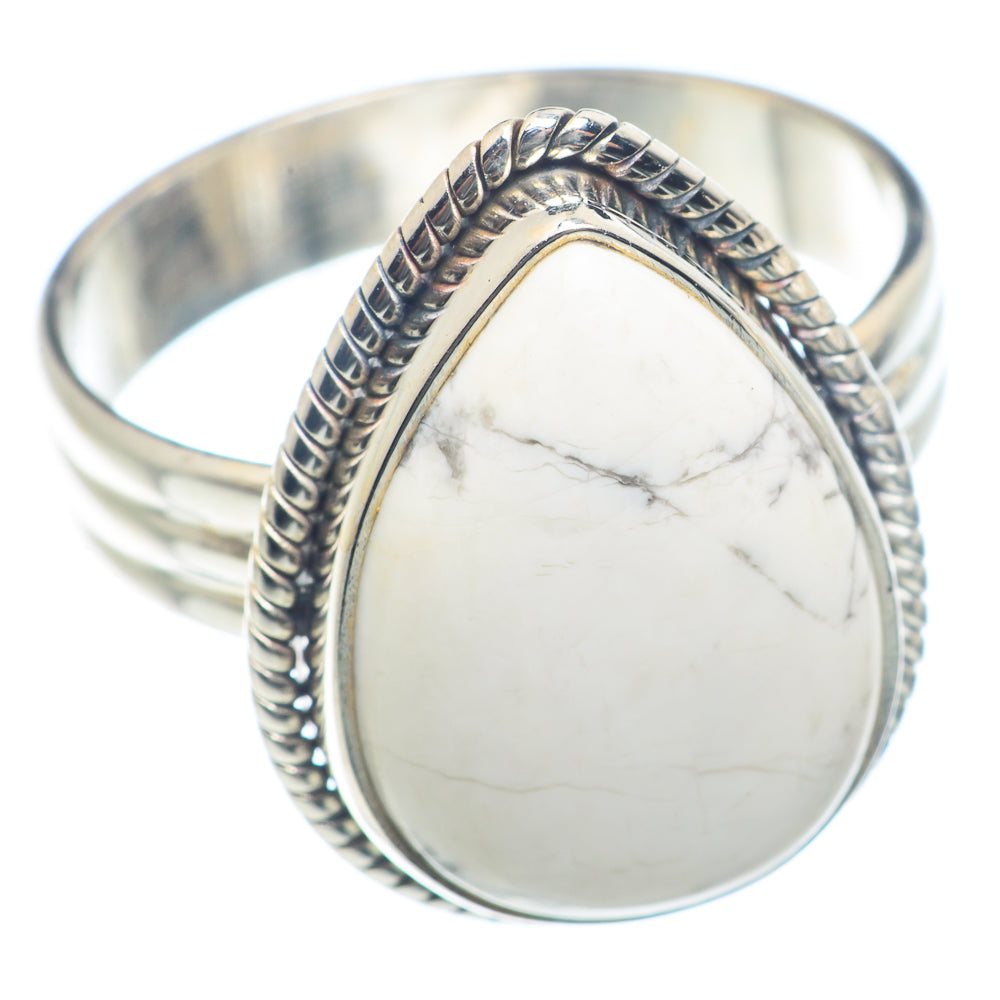 Howlite Rings handcrafted by Ana Silver Co - RING72029
